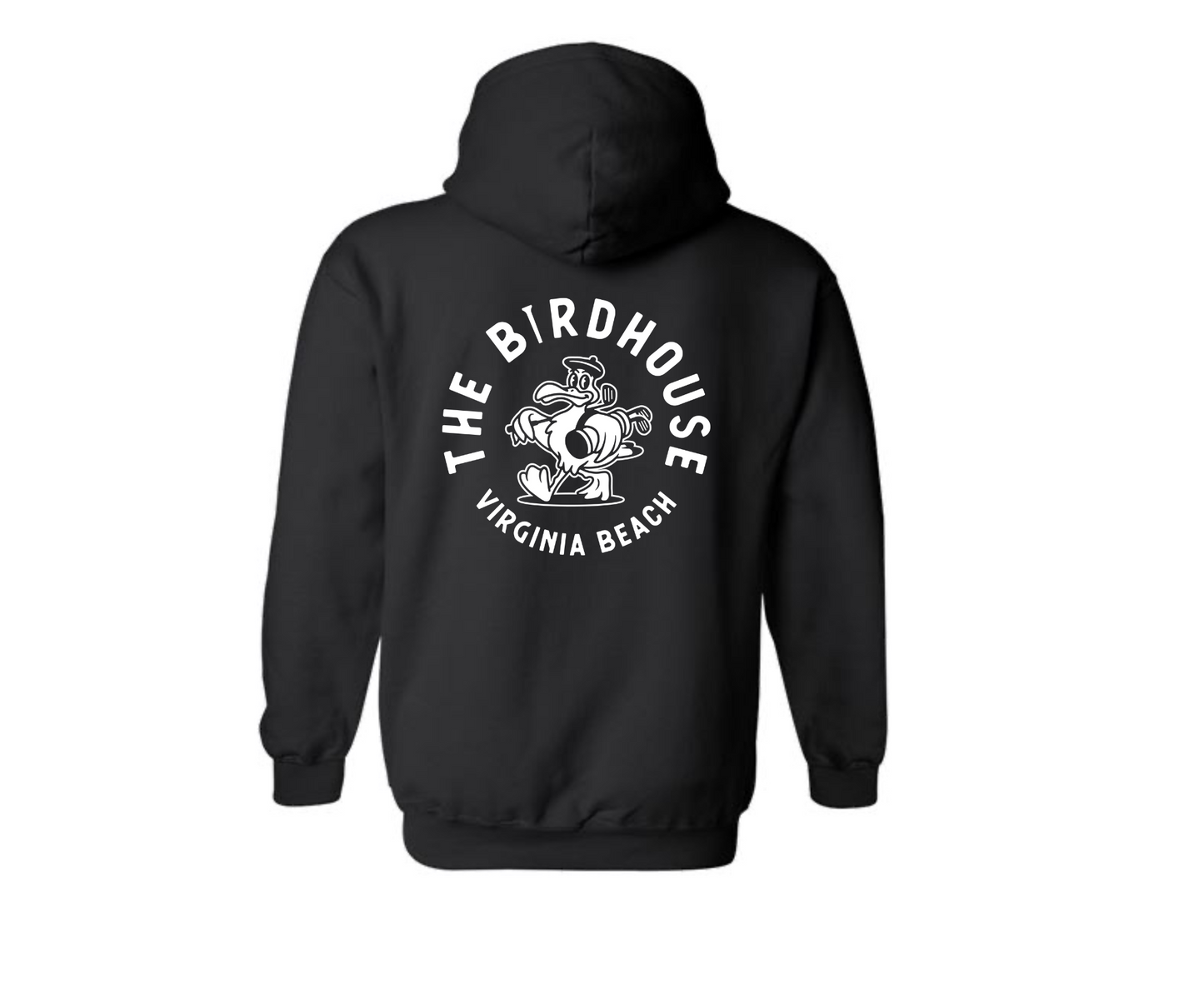 The Birdhouse Classic Hoodie (Black/White)